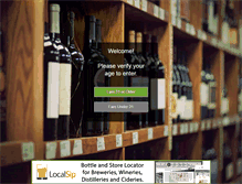 Tablet Screenshot of camelotliquors.com